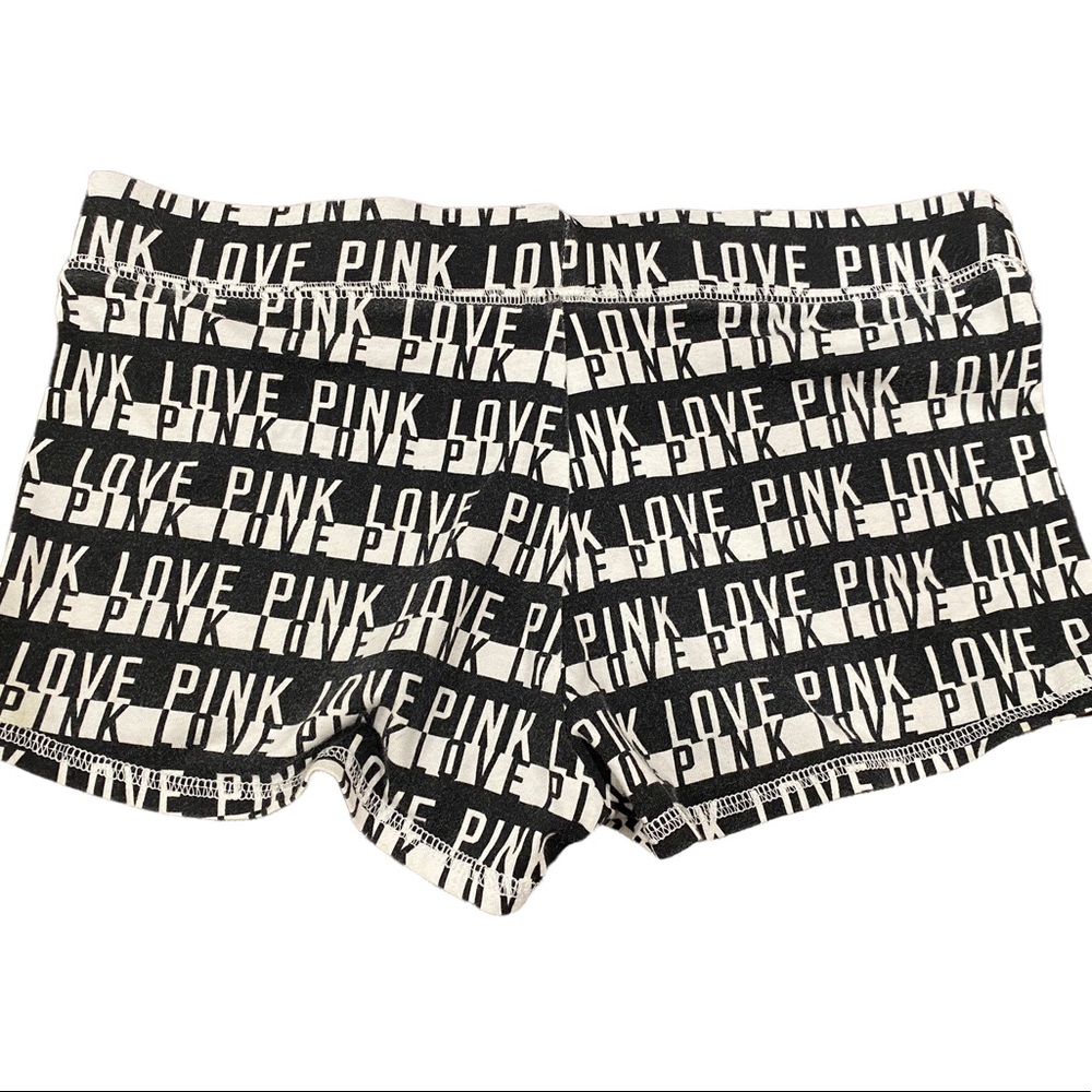 VS Pink Pajama Sleep Shorts Size XS EUC!